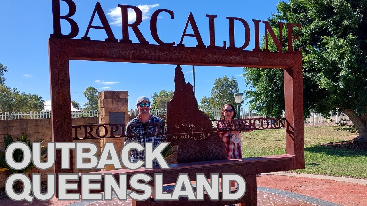 OUTBACK AUSTRALIA - BARCALDINE QLD - JAYCO MOTORHOME TRAVELS