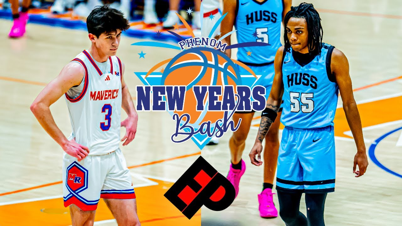Hunter Huss Vs Marvin Ridge: Phenom Hoops New Years Bash Tournament Matchup | 4K