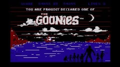 The Goonies | 1985 | Datasoft | versione ATARI 8bit