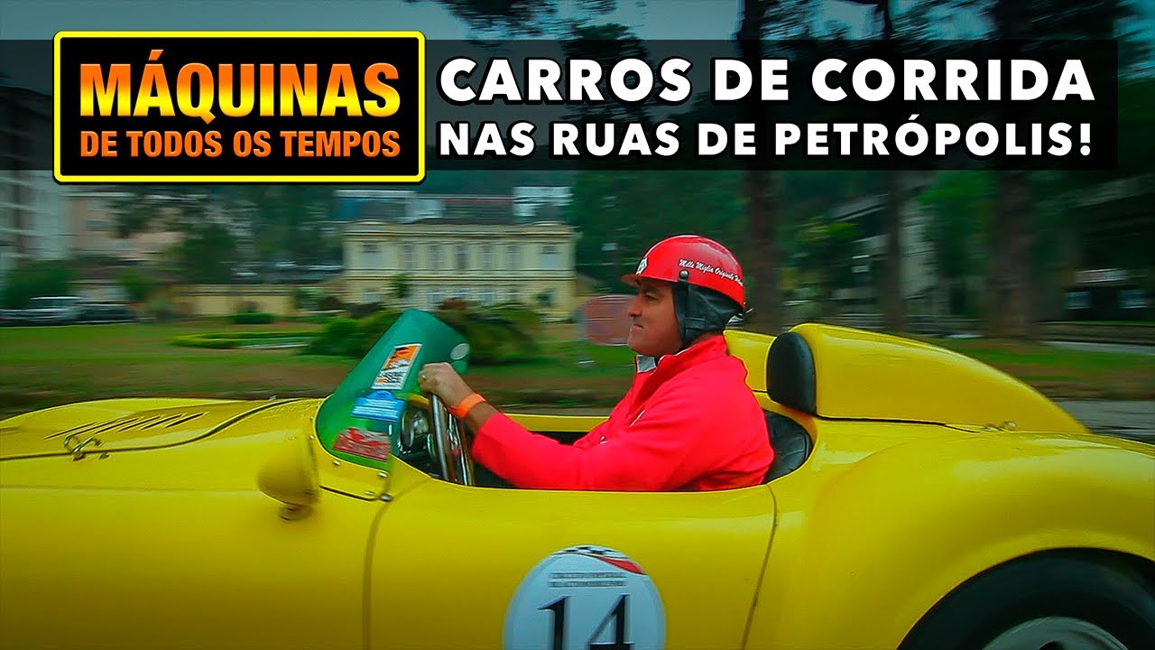 CORRIDA DE CARROS ANTIGOS NAS RUAS DE PETRÓPOLIS NO 2º CIRCUITO