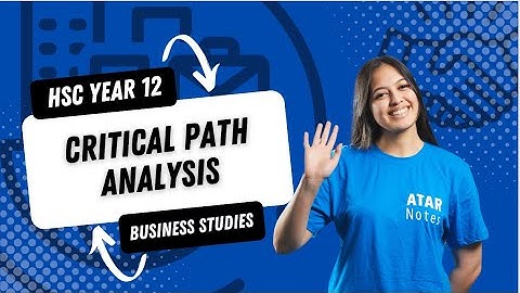 HSC Business Studies Y12 - Critical Path Analysis