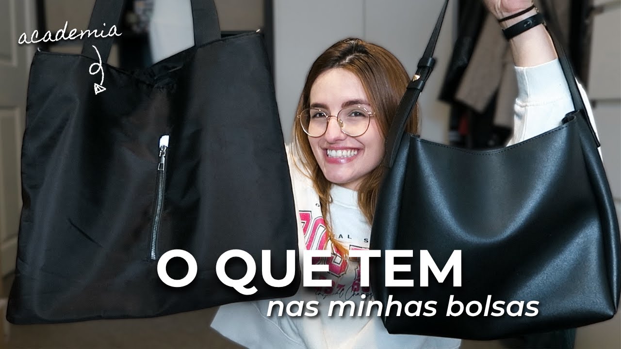 O que tem na minha bolsa 👜 academia + dia a dia (minimalista & real)