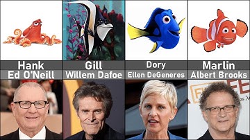 Finding Nemo & Dory Characters and Voice Actors
