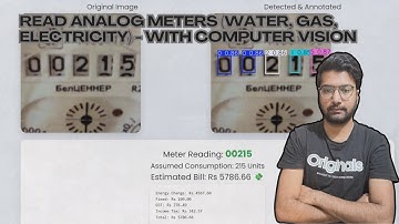 Read Analog meters water, gas, electricity   with Computer Vision