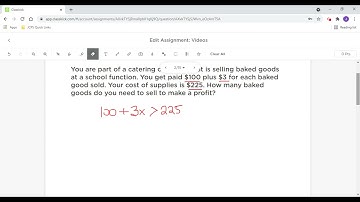 Lesson 1.3 Video 2 Inequality Application