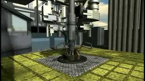 Drill pipe animation