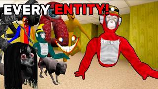 Full Finding EVERY ENTITY in Big Scary BACKROOMS! Update