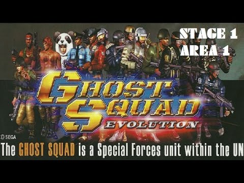 SEGA Ghost Squad Evolution Arcade Game Stage 1 Area 1 - YouTube