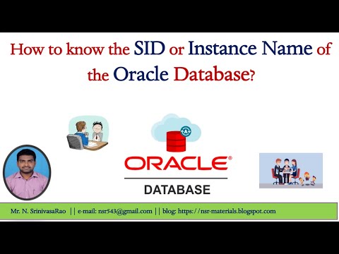 How to know the SID or Instance Name of the Oracle Database || SID || Instance || Oracle Database