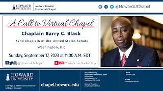 Chaplain Barry C. Black | Andrew Rankin Memorial Chapel | Howard University