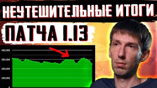 КОНЕЦ БЛИЗОК? ИГРОКИ БЕГУТ ИЗ WoT? ТУРБОСЛИВОВ СТАЛО БОЛЬШЕ?  ИТОГИ ПАТЧА 1.13