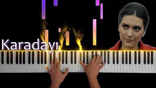 Karadayı - Mahir (Islık) / Duygusal Müzik | Piano Tutorial (Easy) - 4K Resimi