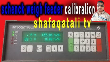 schenck weigh feeder calibration procedure