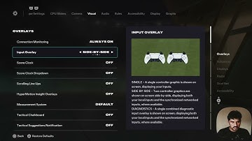 FC 26 How to Activate Input Overlay