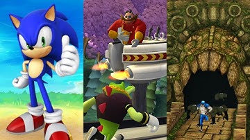 Temple Run vs Sonic Dash 2: Sonic Boom vs Sonic Dash - Gameplay Walkthrough