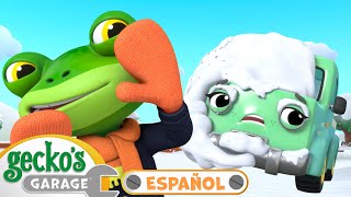 Tilly la bola de nieve |  Garaje de Gecko | Carros para niños | Vídeos educativos