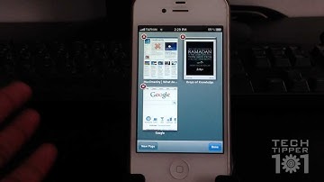 Show Tabs In Safari For iOS In A Grid - Gridtab Tweak Review