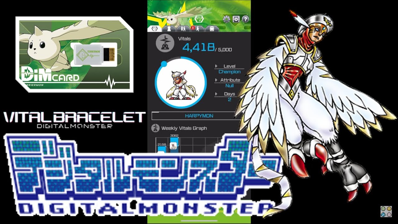 Digimon Vital Bracelet Lab - Journal Log #88.1 Harpymon