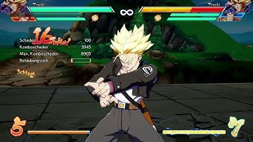 Dragonball Fighter Z Trunks mix ups with Gotenks assist