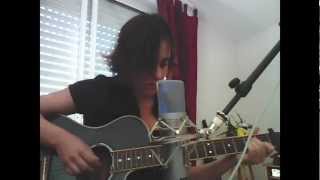 Video thumbnail of "Birdy - People Help the People (acoustic guitar cover by Véro "waimea64")"