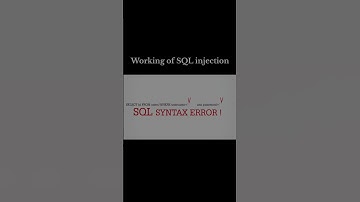 Working On SQL Injection #sql #injection