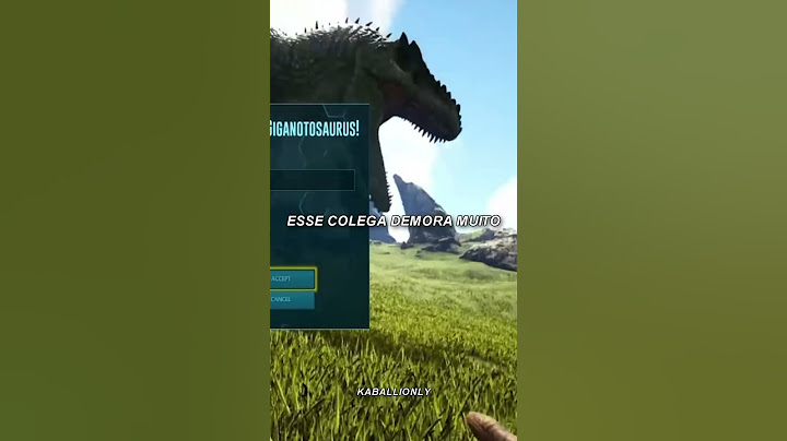 QUEM É O GIGANOTOSSAURO EM ARK SURVIVAL EVOLVED?