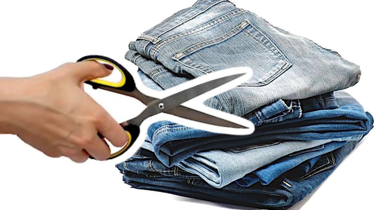 Qué hacer Jeans viejos? - Manualidades Recicladas - YouTube