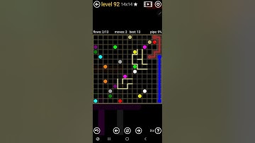 How To Solve Flow Free Pathway Pack Level 92 14x14 Harder Board Walk Through Solution Walkthrough