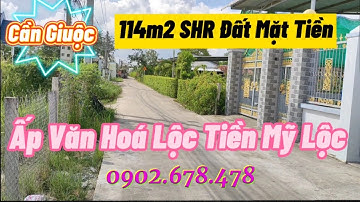 Bán đất Cần Giuộc 114m2 SHR thổ cư mặt tiền ấp văn hoá Lộc Tiền Mỹ Lộc