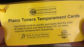 Tuning the P4/P5 temperament using the NEW temperament cards.