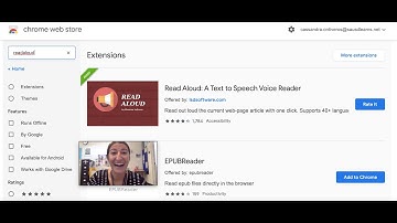 Adding ReadAloud Chrome Extension