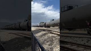 Southbound Union Pacific Oil Train passes through American Fork, Utah. #train #utah
