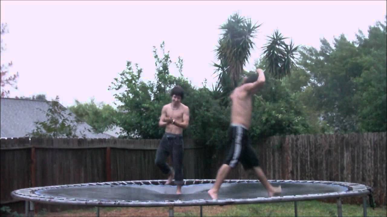 WET TRAMPOLINE SESSION*JERREN AND KITE YouTube