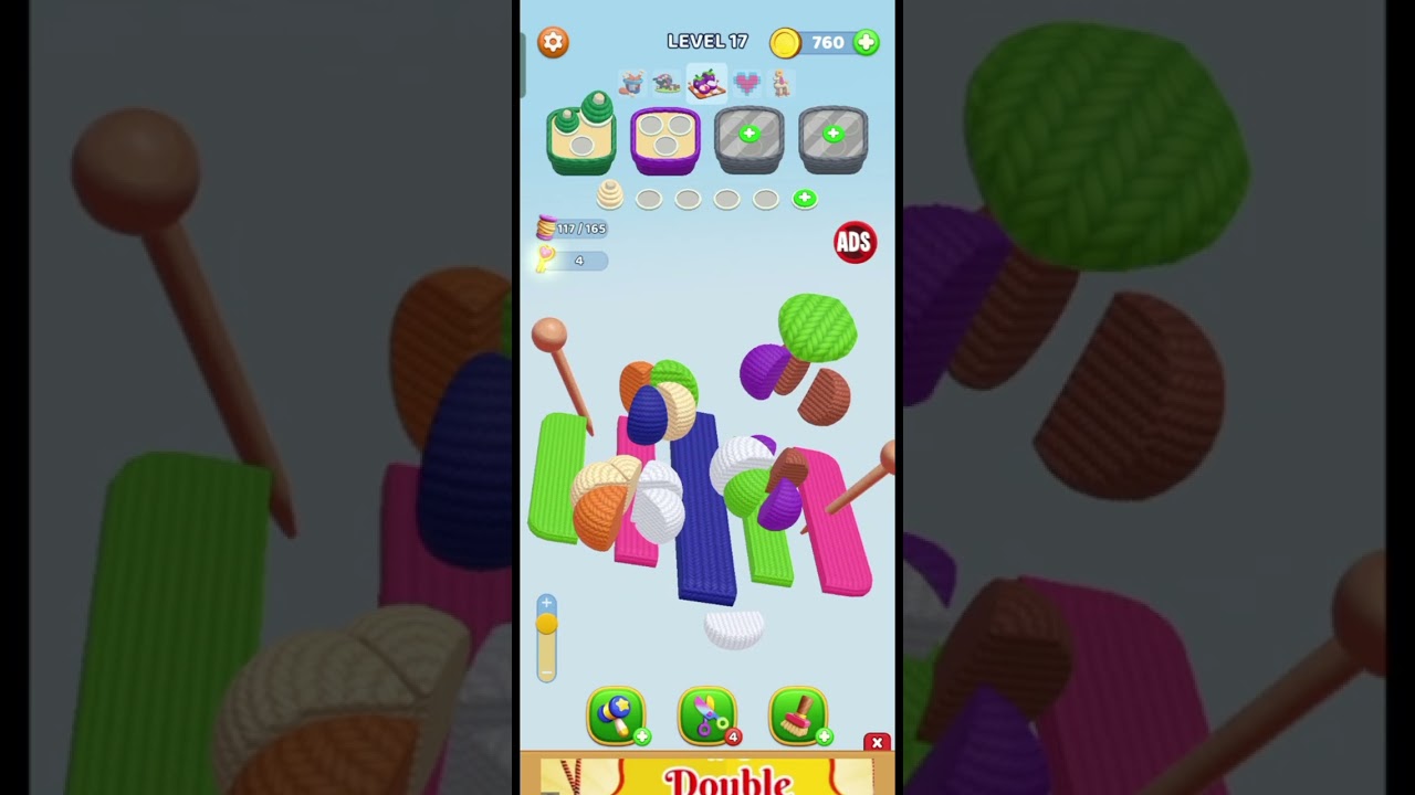 Yarn Fever level 17 | Puzzle Game 