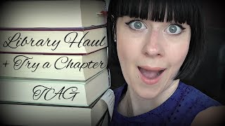 Library Haul and Try A Chapter TAG