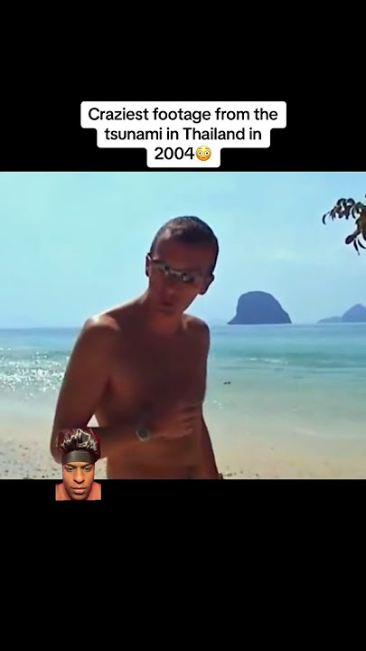 Craziest footage from the tsunami in Thailand in 2004😳 #shorts