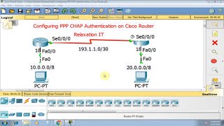 Configuring PPP CHAP Authentication on Cisco Router - Part 61 | CCNA 200-125 (Routing & Switching)