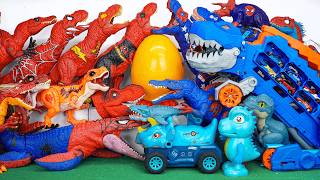 68 Minutes Of Satisfaction With Unboxing Speedy Dinosaur Car Track Set ASMR | Review Toys