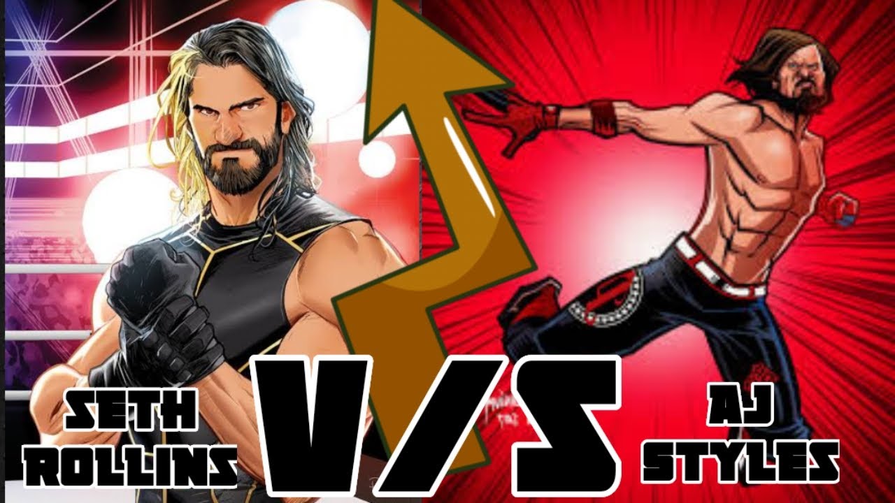 WWE mayhem wrestling game || seth Rollins v/s Aj Styles full Gameplay ...