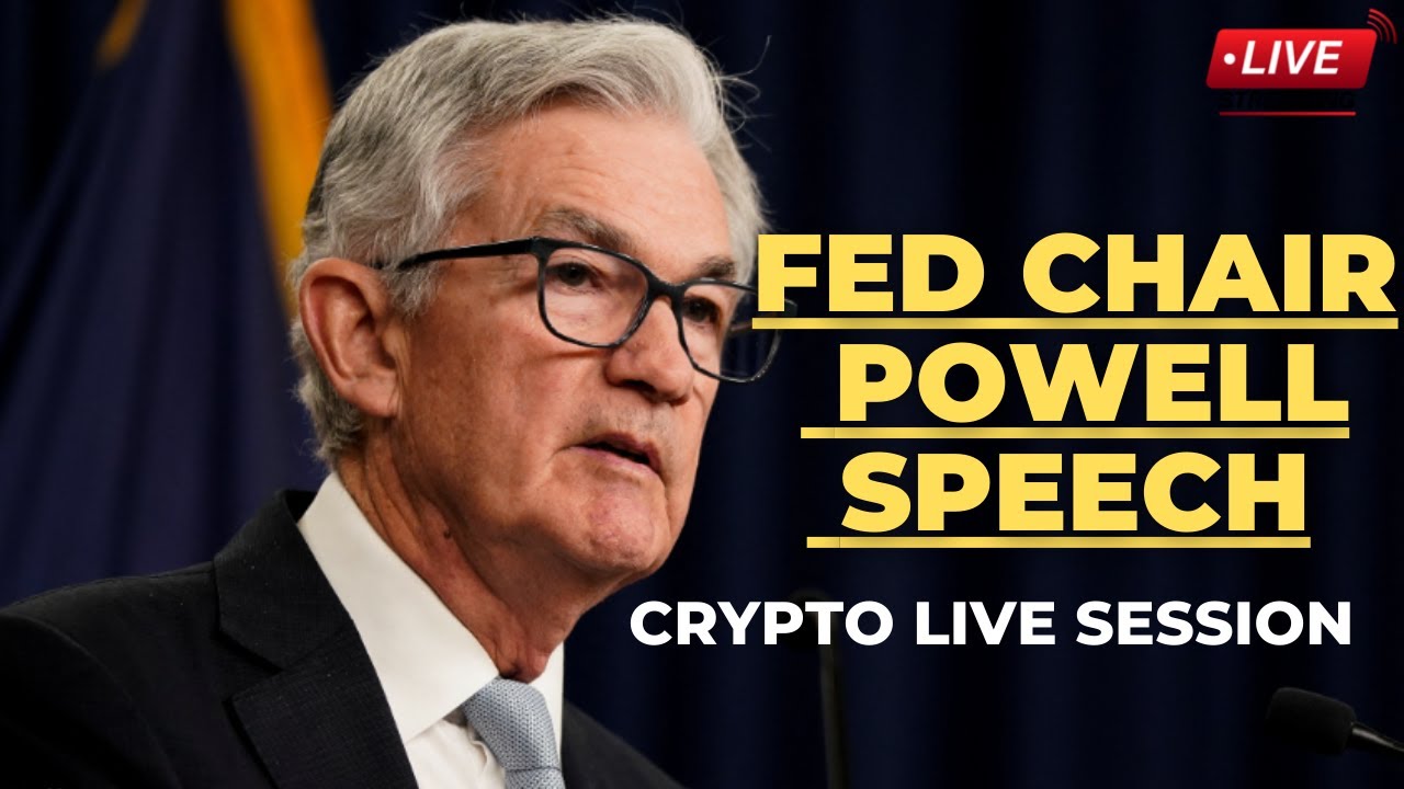 Fed Powell Speech Live | Crypto Trading And Bitcoin Trading |  #cryptotrading #livetrading #bitcoin