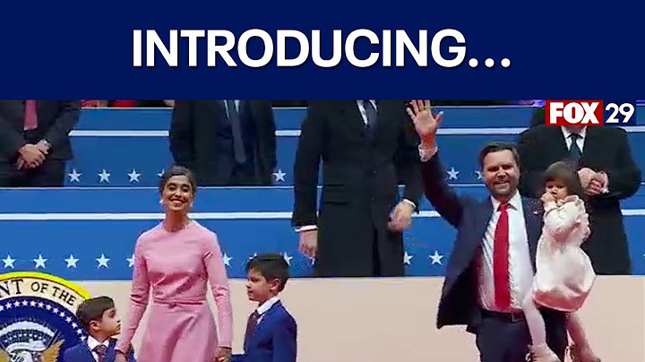President Trump, Vice President Vance introduced ahead of the inaugural parade