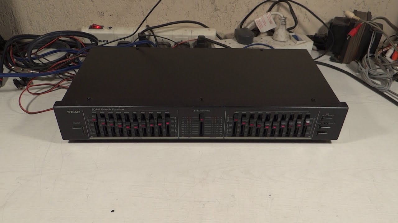 ECUALIZADOR GRAFICO TEAC EQA-5 JAPAN 1987 ROMANO BAIS