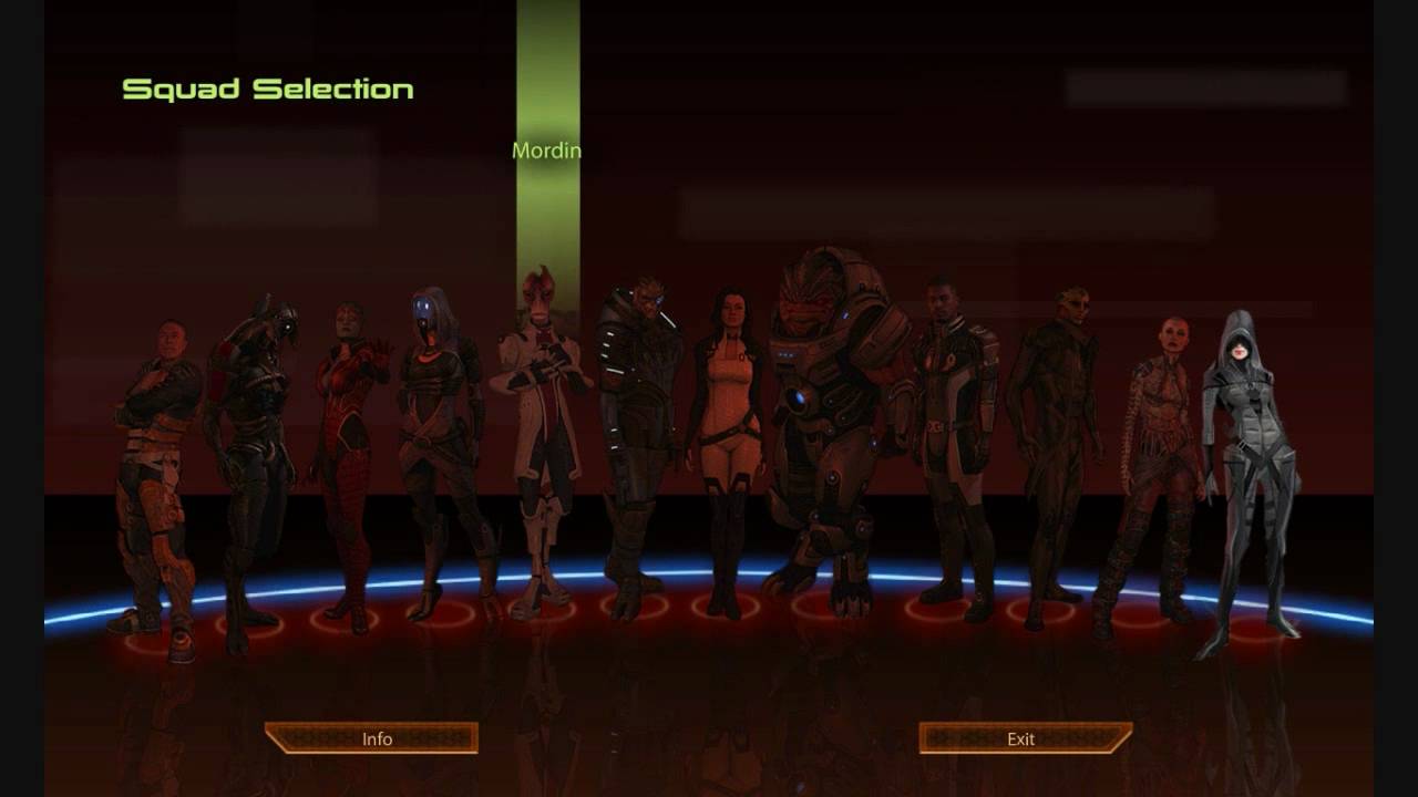 Mass effect 2 how to change squad outfits