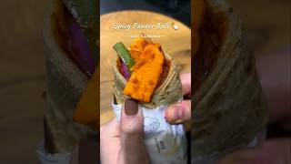 Spicy PANEER roll ??✨️| Schezwan Paneer Roll |  shorts ytshorts  trending viral paneer diy