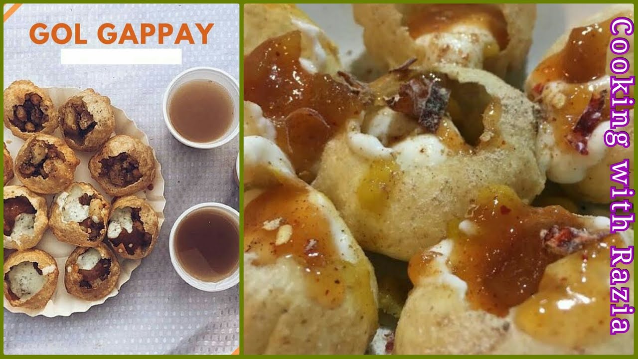 Golgappy||Homemade Golgappy||Recipe By Cooking With Razia - YouTube