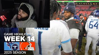 FIRE EVERYONE!! Tennessee Titans vs. Cleveland Browns Game Highlights | NFL 2025 Season Week 14