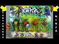 Brinquedo das Tartarugas Ninja (Leonardo, Donatello, Raphael, Michelangelo) Coleção e Review