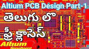 Altium PCB design Part-1//Altium PCB design tutorial in telugu