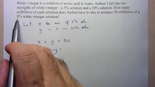 MPM2D Systems of Equations Solutions