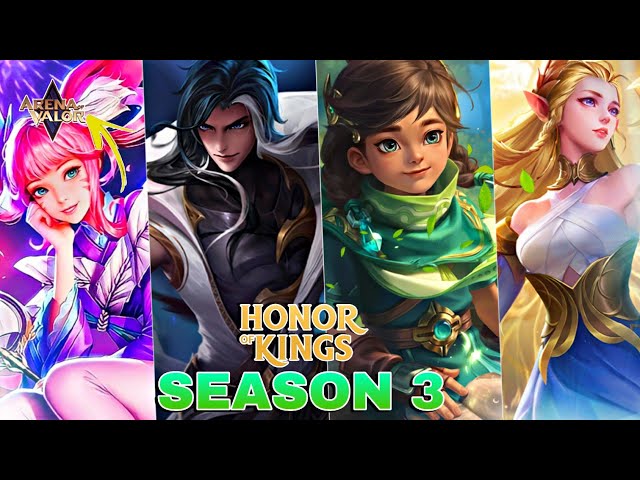 Honor of Kings recebe nova atualização e Temporada 3 das ranqueadas